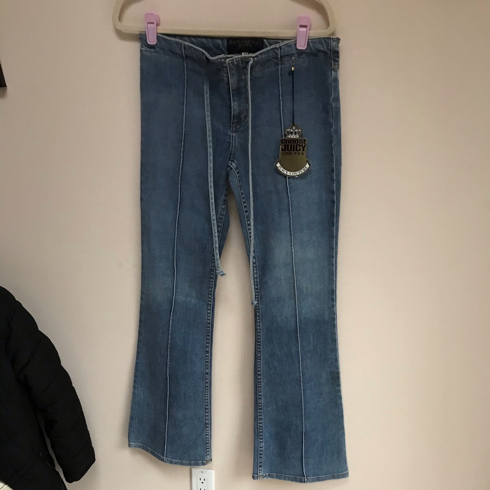 NWT juicy flared jeans belted jeans